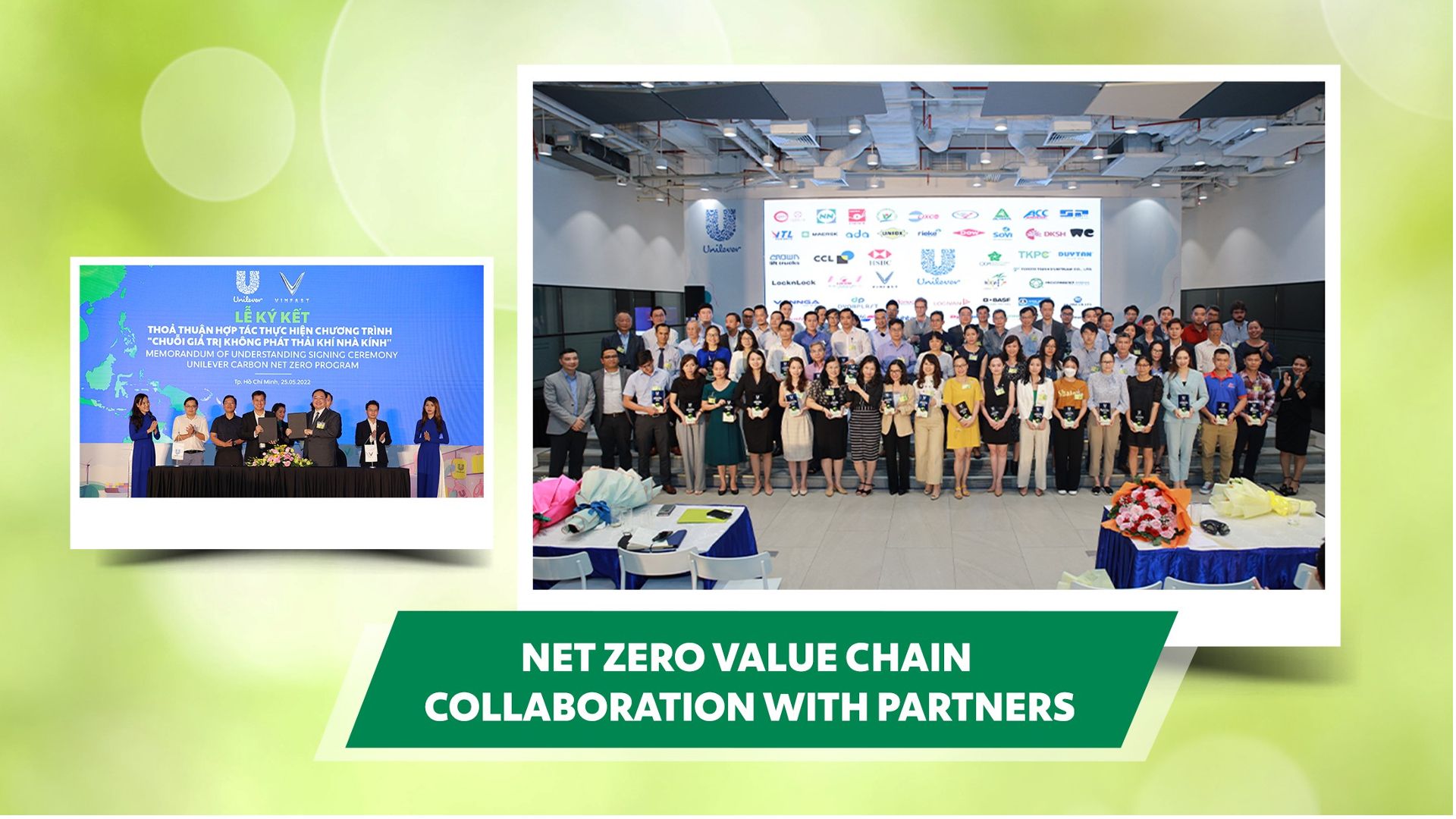 Unilever xây dựng chuỗi giá trị phi phát thải