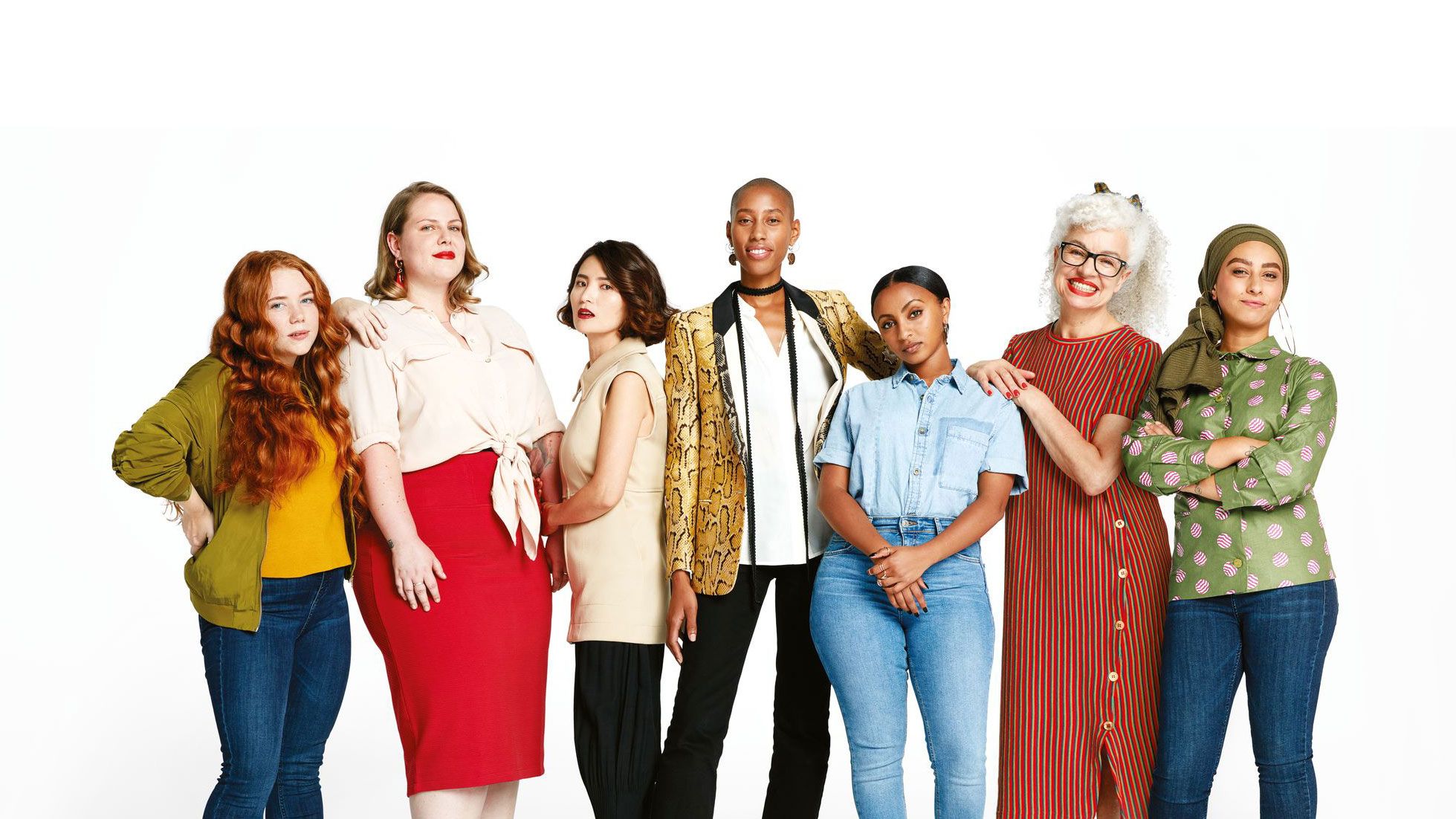 A group of Dove women