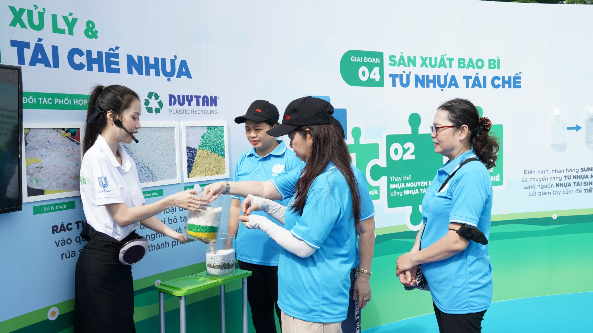 mô hình tuần hoàn nhựa Unilever