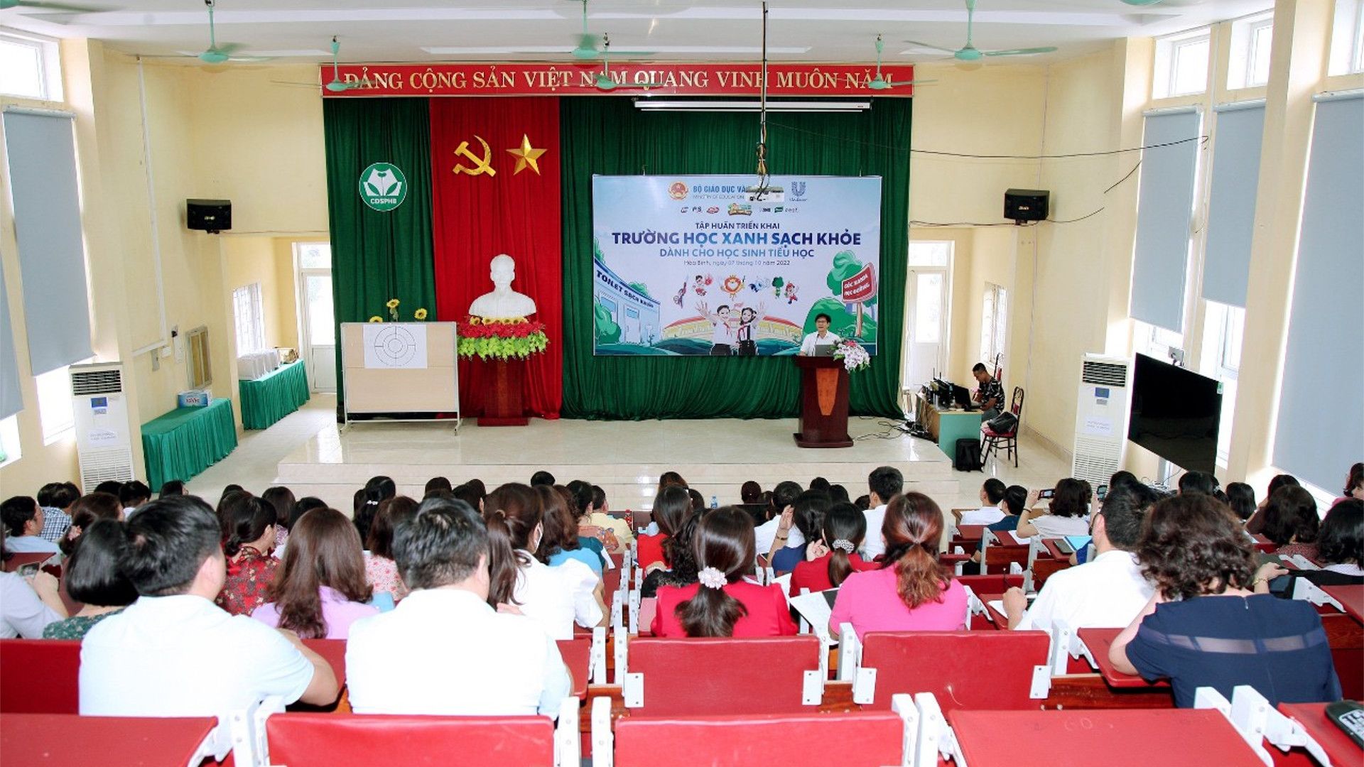 Lễ công bố kế hoạch triển khai chương trình “Trường học Xanh – Sạch – Khỏe” năm học 2022-2023