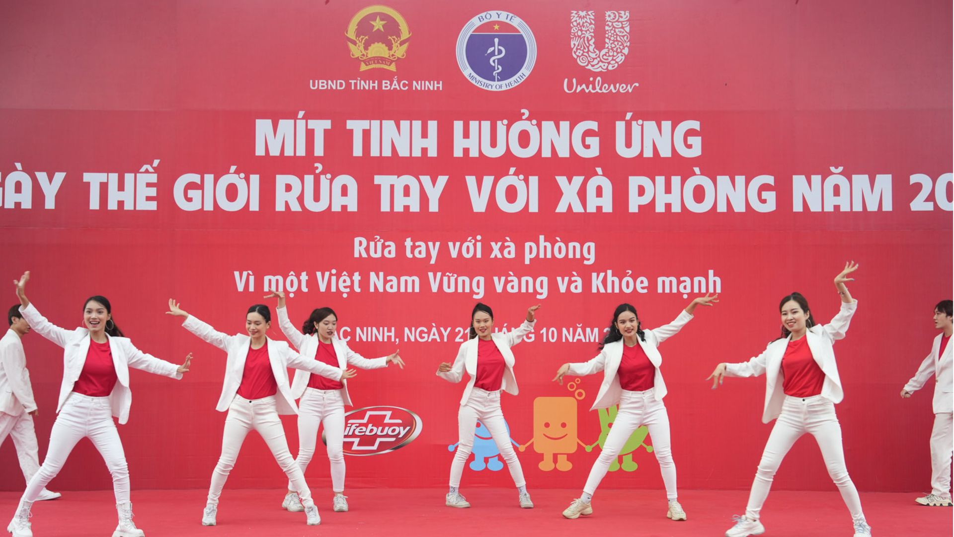 Mít tinh “Ngày Thế giới Rửa tay với Xà phòng” Unilever Việt Nam