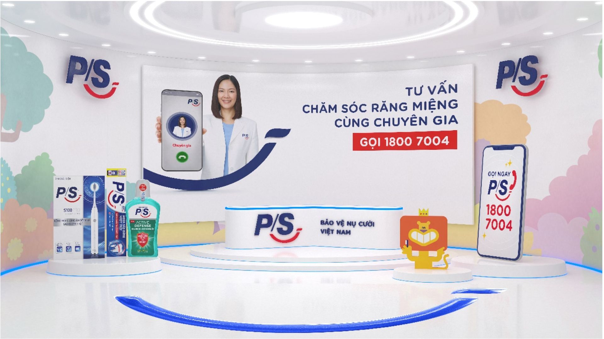 Hotline chăm sóc răng miệng của P/S