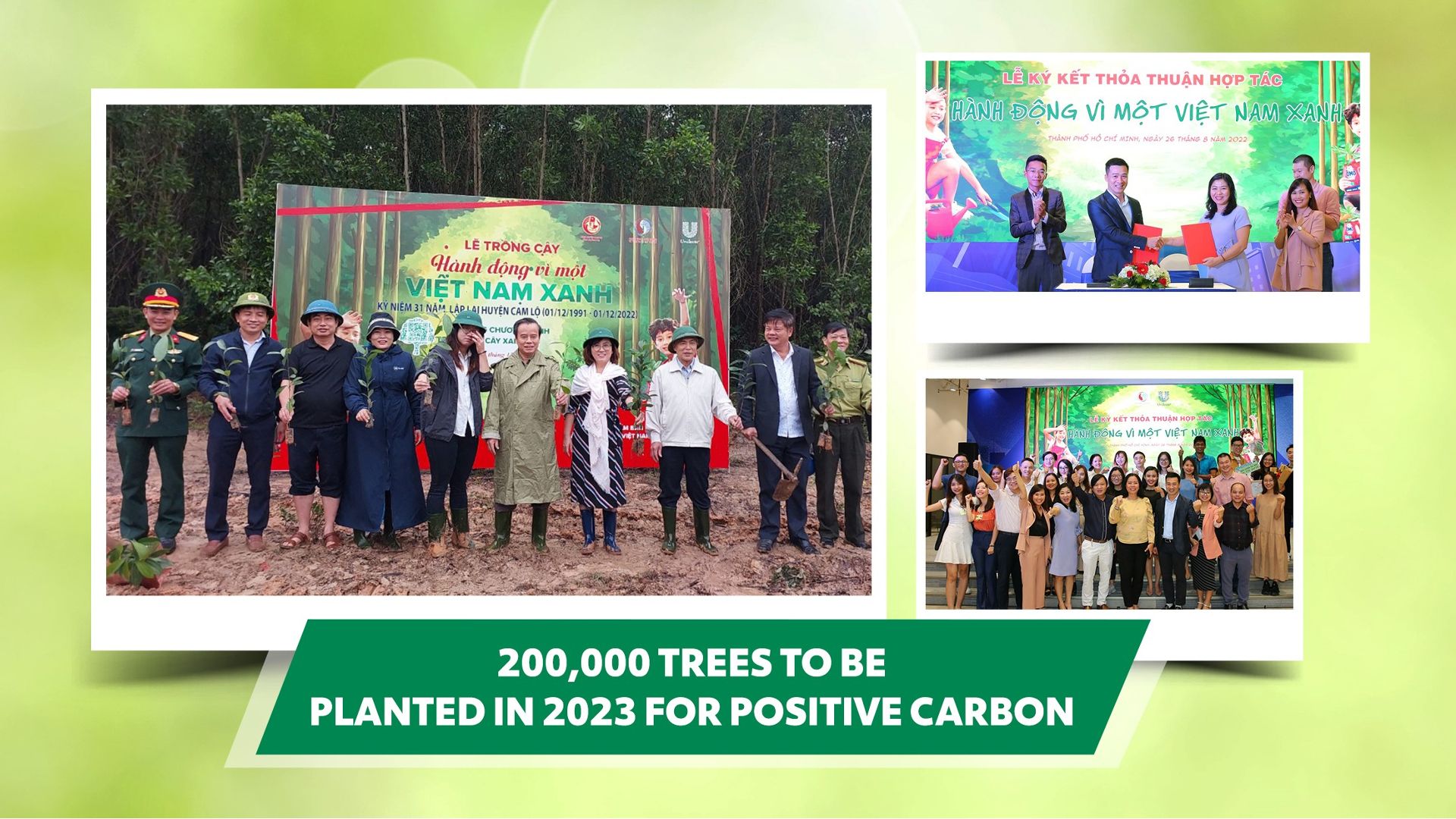Unilever trồng 200.000 cây xanh mỗi năm