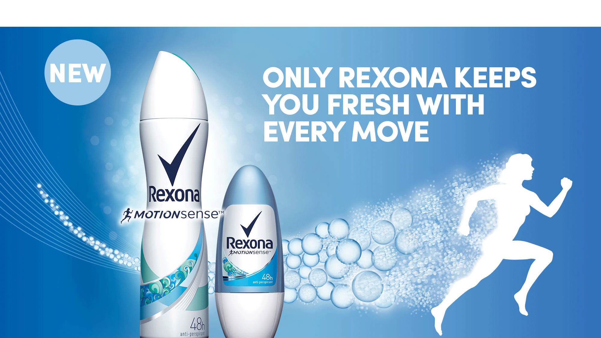 Rexona advertising banner