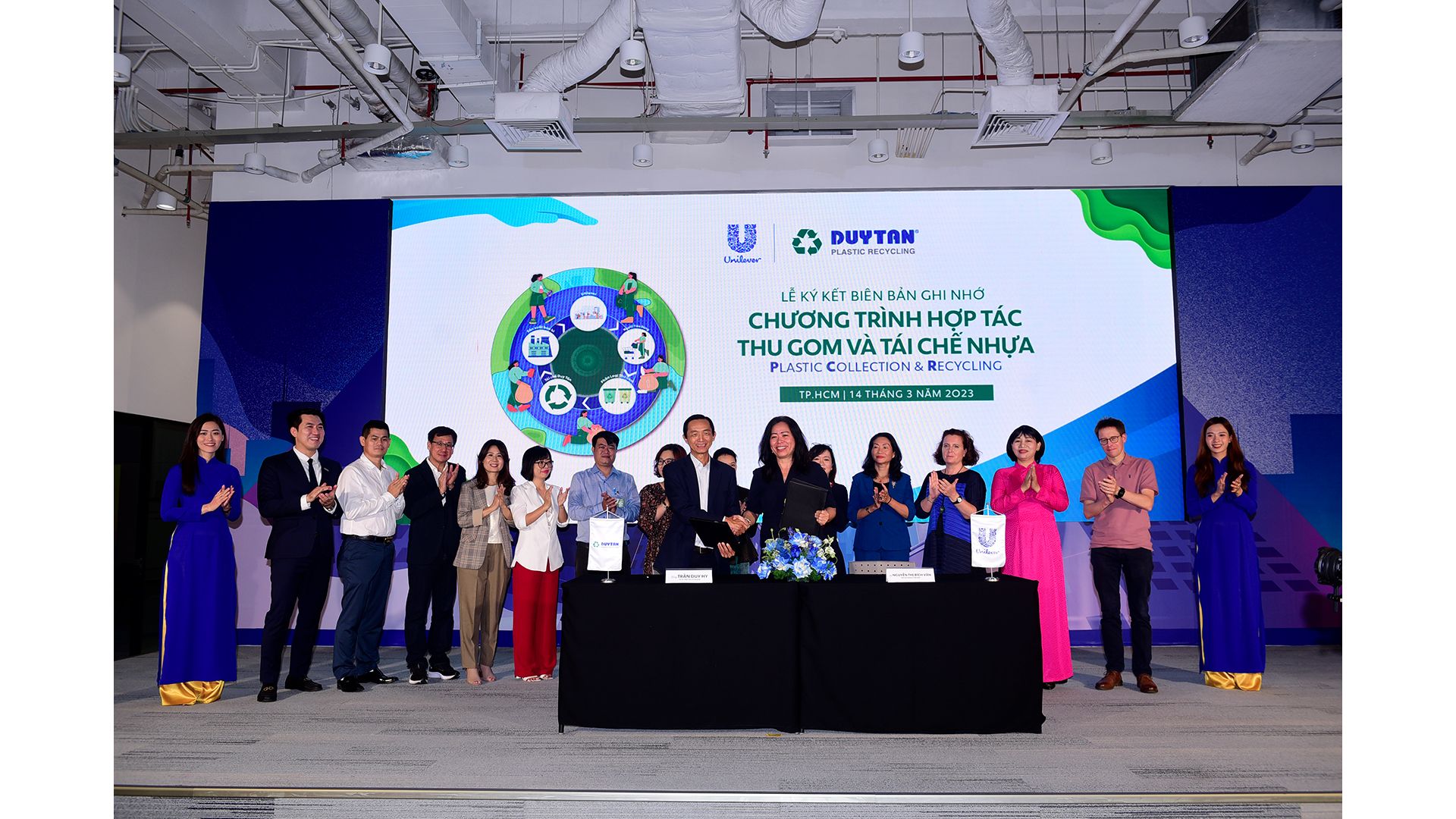 Ký kết hợp tác giữa Unilever Việt Nam và Tái Chế Duy Tân