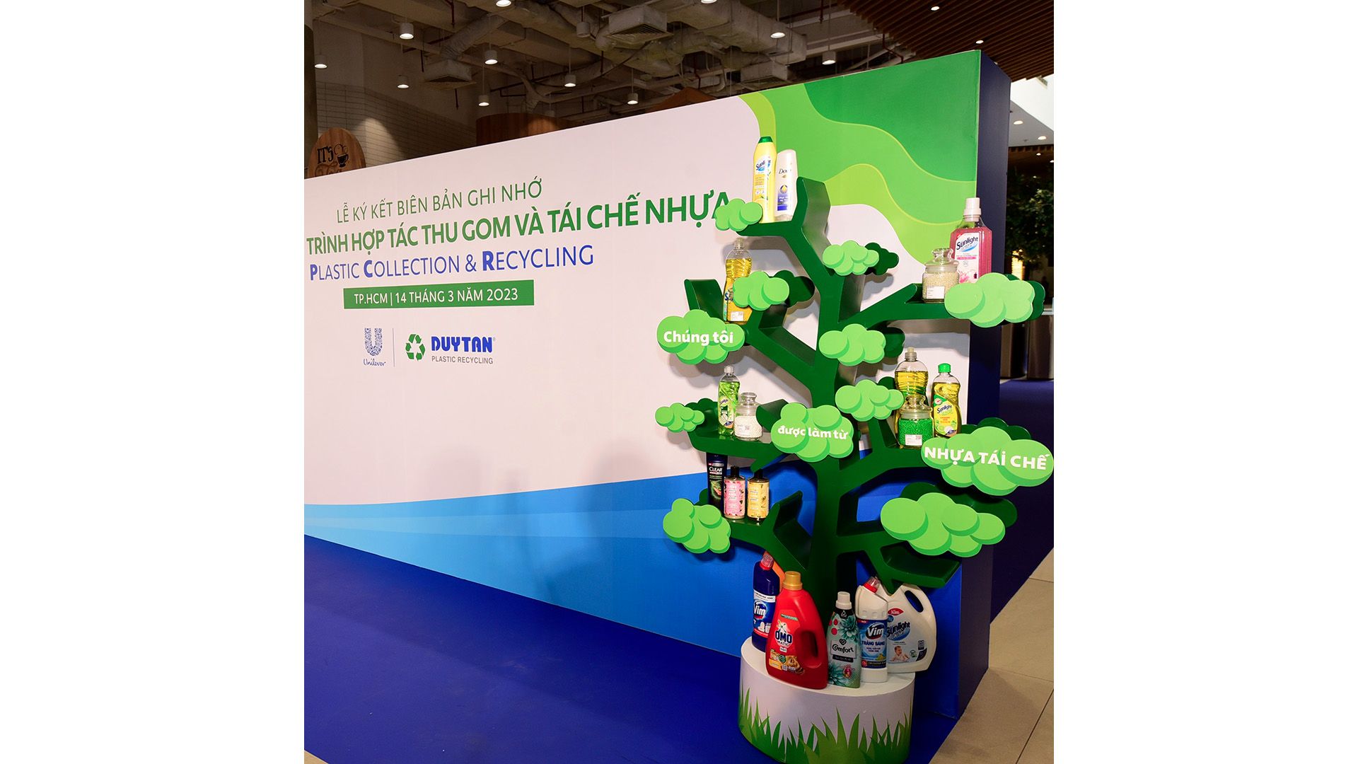 Bao bì sản phẩm của Unilever được sản xuất từ nhựa PCR