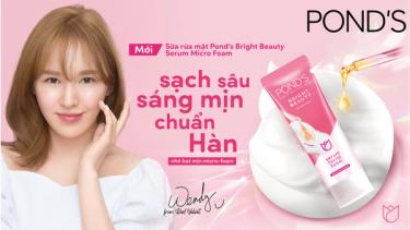Sữa rửa mặt Pond's Bright Beauty - Bọt mịn sạch sâu sáng mịn chuẩn Hàn