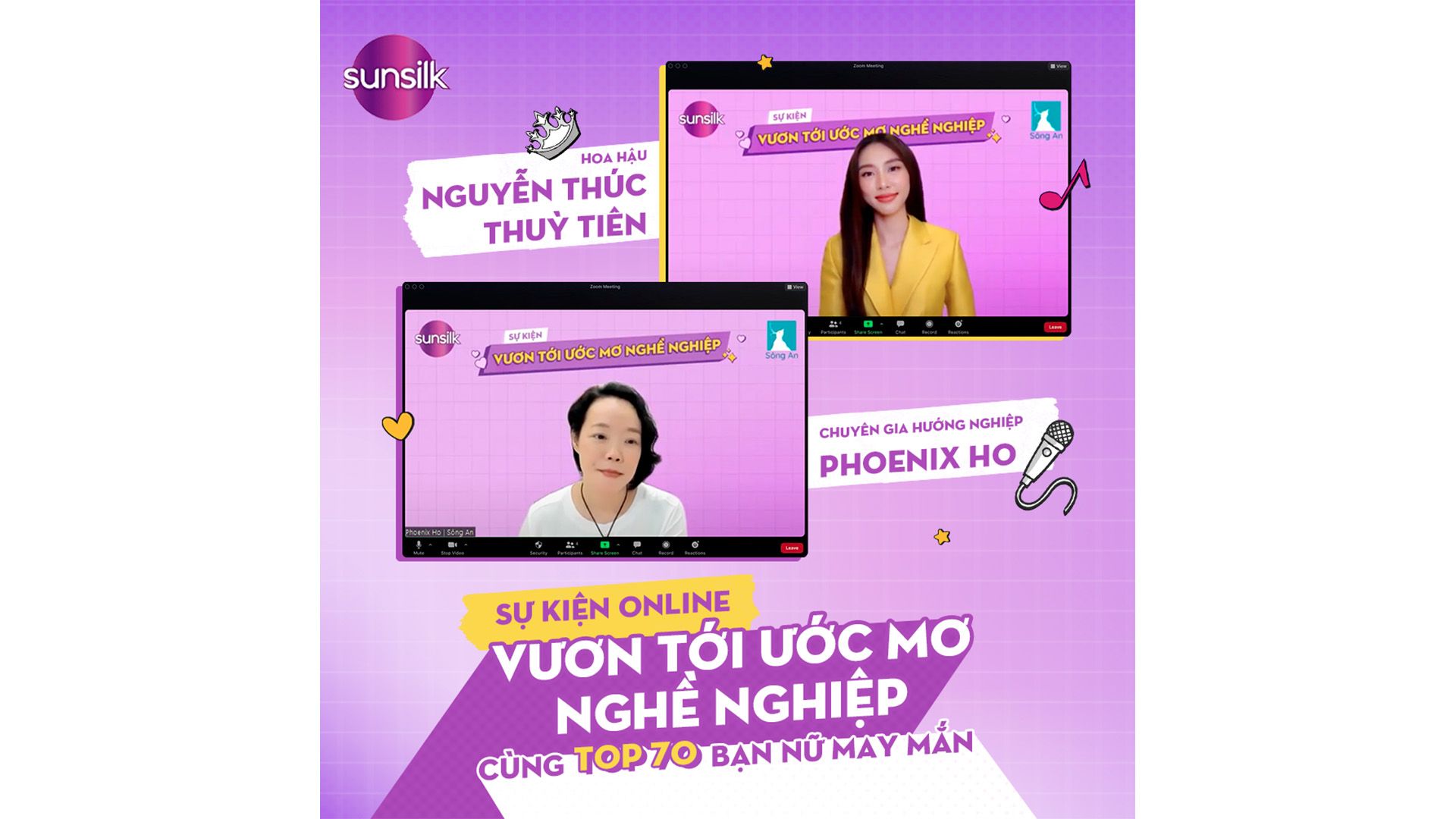 Chương trình của nhãn hàng Sunsilk 'Bung mình tỏa sáng, bung ước mơ riêng'