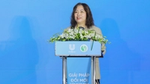 Bà Nguyễn Thị Bích Vân - Tổng Giám đốc Quốc gia, Unilever Việt Nam phát biểu tại sự kiện