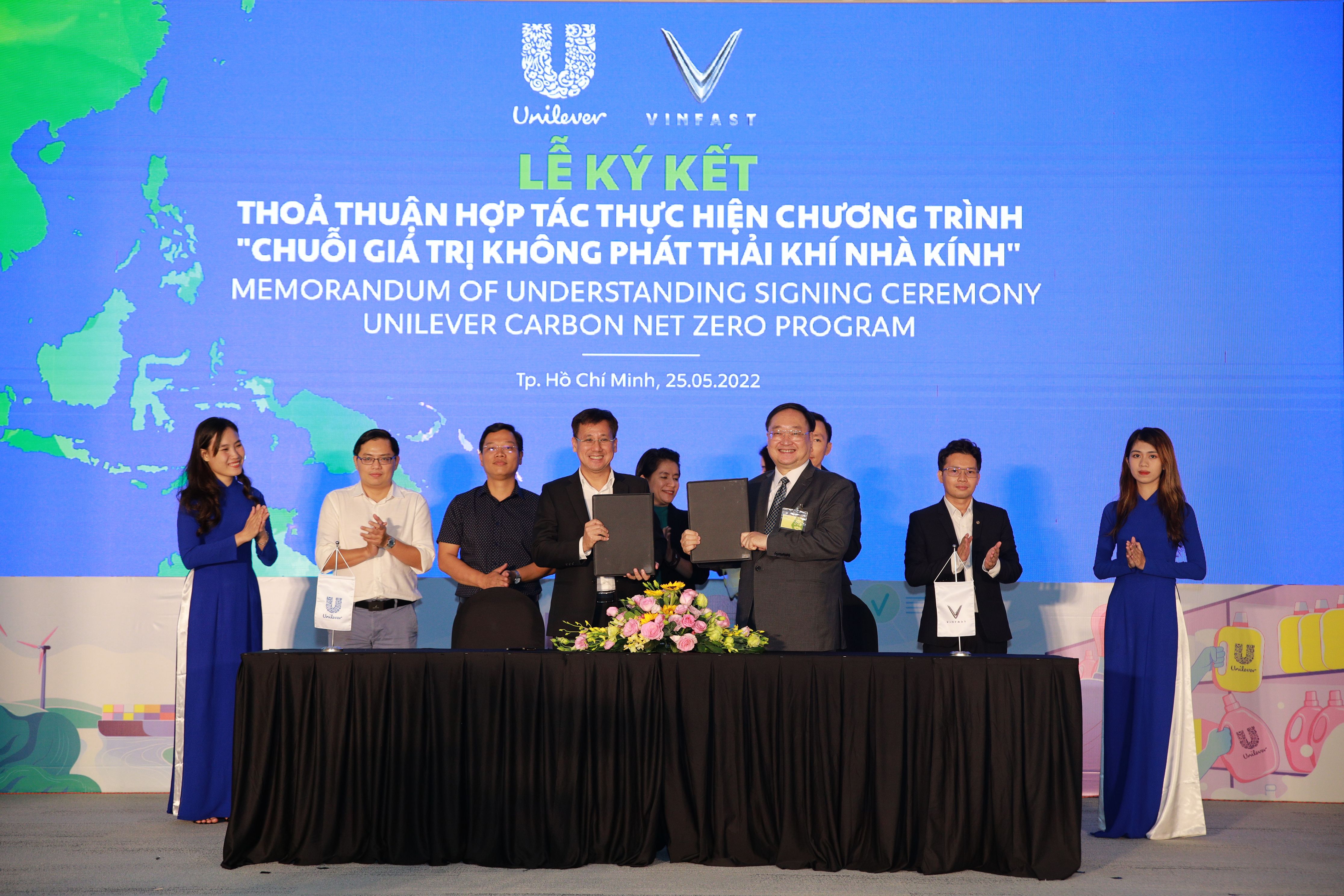 Ký kết tại hội nghị Chuỗi giá trị không phát thải Unilever