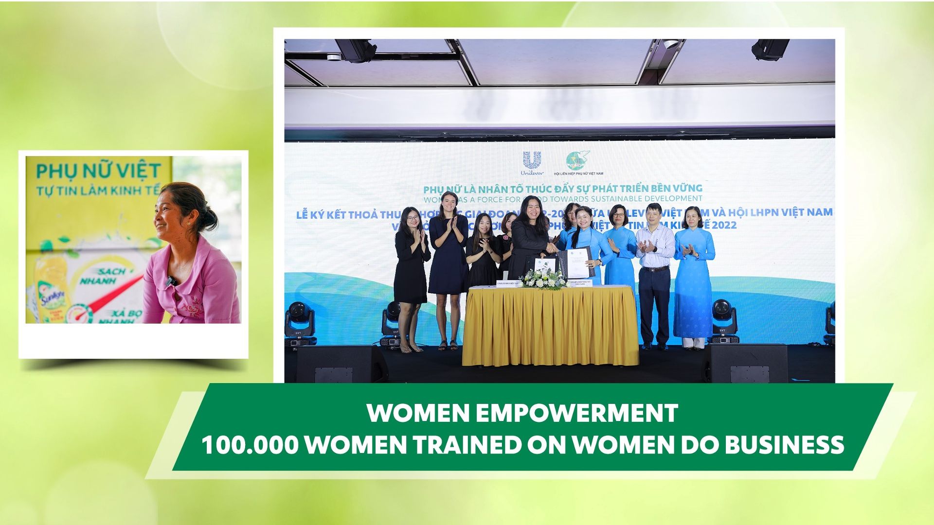 Unilever nâng cao quyền năng phụ nữ