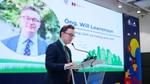 Ông Will Lawrenson, Phó Tổng Lãnh sự Vương quốc Anh tại TP. Hồ Chí Minh chia sẻ tại Hội thảo tập huấn Đường đến Phát thải ròng bằng 0