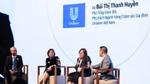 Bà Bùi Thị Thanh Huyền, Phó Tổng Giám đốc phụ trách Ngành hàng Chăm sóc Gia đình - Unilever Việt Nam tham gia đối thoại tại sự kiện