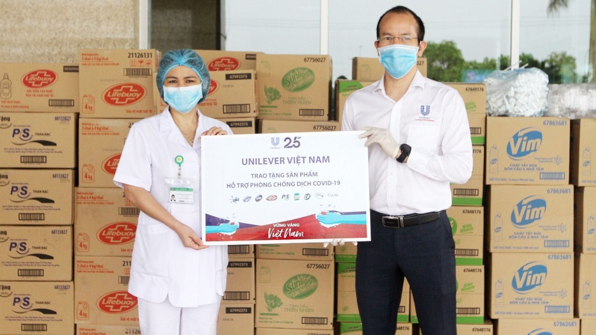 Unilever hỗ trợ Covid-19